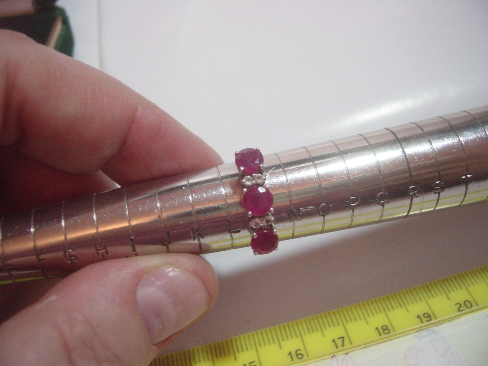 beautiful Solid Silver Ring-natural superb myanma… - image 15