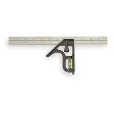 Johnson Level & Tool 400 Combination Square, 12 In, Zinc Head