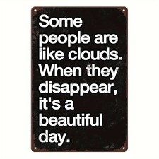 Funny Painted Tin Metal Signs Home D cor, Humorous Decoration, Porch Office Dec