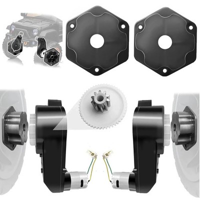 2Pack 24V RS555 40000RPM Fast Drive Motor Gearbox for Power Wheels Motor... 