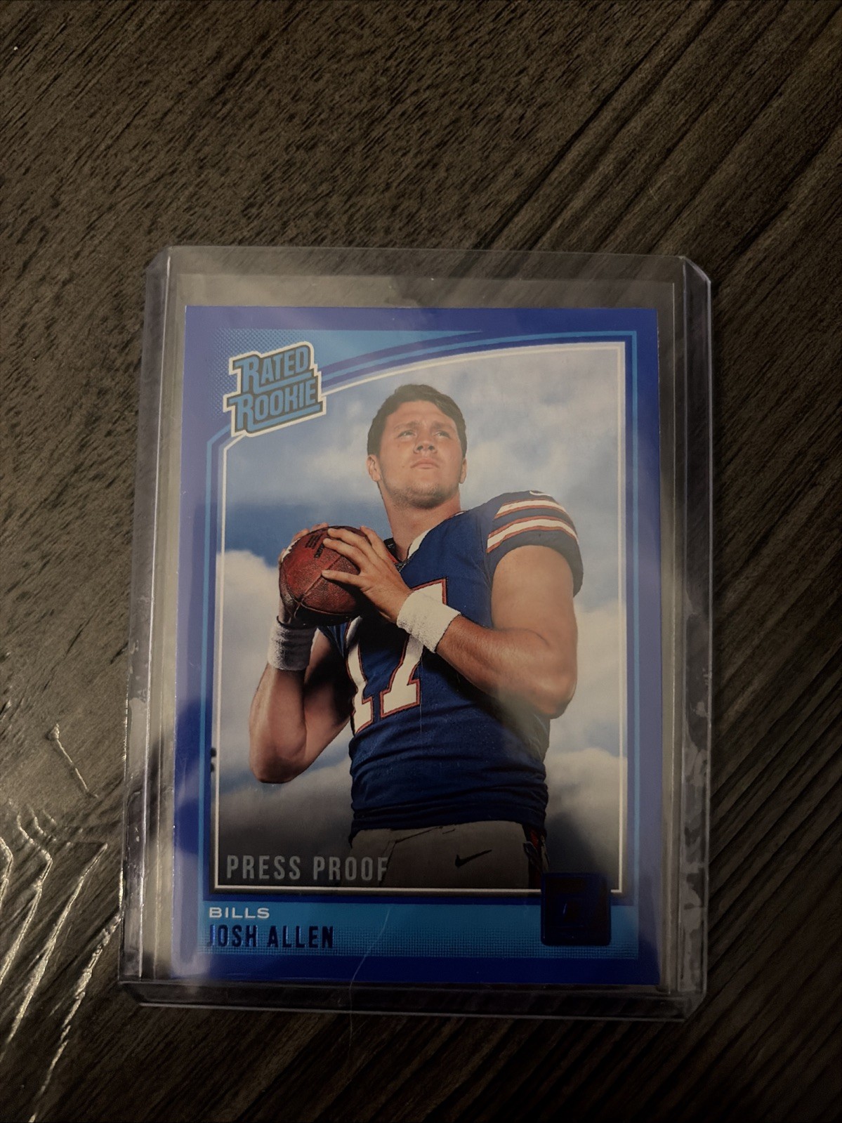 2018 Panini Donruss - Rated Rookie Josh Allen #304 Press Proof Blue (RC)