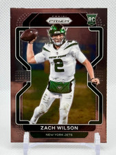 Zach Wilson -  2021 Panini Prizm Rookie Card RC #332 New York Jets