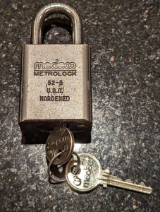 Medeco Metrolock Padlock