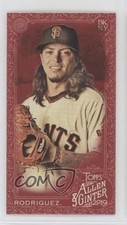 2019 Topps Allen & Ginter X Mini Red 4/5 Dereck Rodriguez #199 0b0