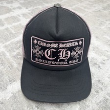 Chrome Hearts Pink Hollywood Trucker Hat