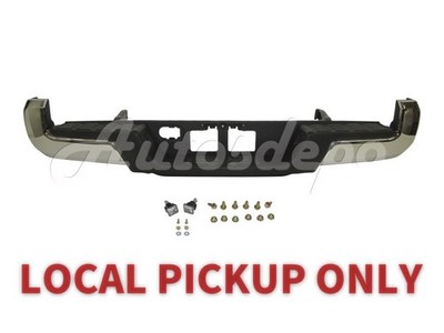 Rear Bumper Chrome Full Assembly Fits Tacoma 2016-2023 w/o Sensor Hole
