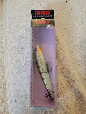 Rapala Down Deep Husky Jerk Yellow Perch Fishing Lure New in Package (WF1)