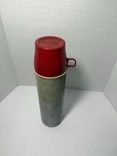Vintage Aluminum Thermos With Cup Made In USA