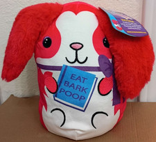 Dogs Vs Squirls Victoria the Dog Jumbo 8" Animal Bean Bag Puppy Plush 015 2022