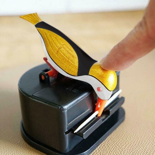 Zahnstocher Spender Automatik Vogel Zahnstocher Box Vogel Specht Zahnstocher KU - Bild 4 von 7