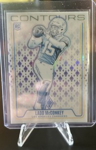 Ladd McConkey (RC) - 2024 Panini Phoenix Contours Purple - #CON-LMY LA Chargers