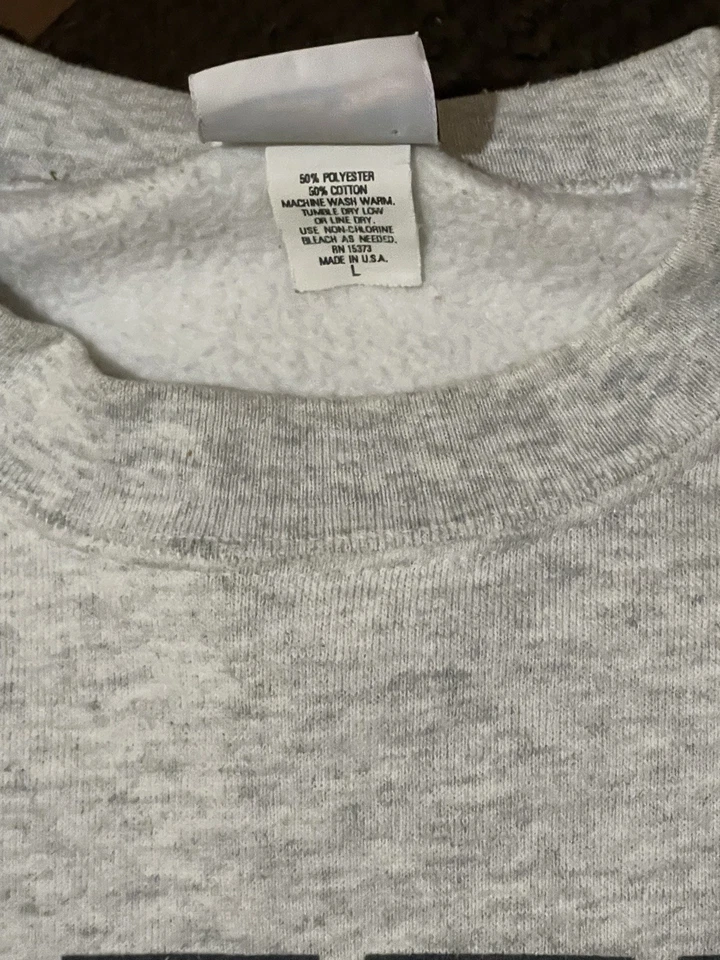 Винтажный свитшот 90-х Duck Head University с круглым вырезом размер большой - Изображение 3 из 4