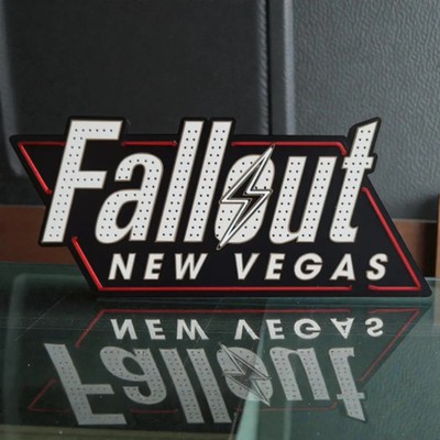 Fallout New Vegas Logo 3D Sign Morale Patch Video Game Collectible