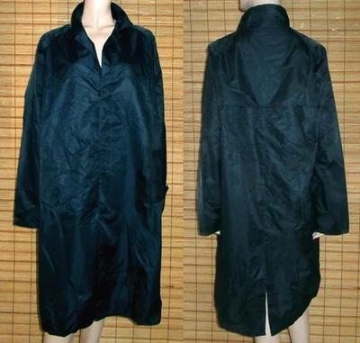 BLAUER REGENMANTEL - RAINCOAT - NYLON - VINTAGE - WIE NEU - GR. L - XL - Bild 1 von 2