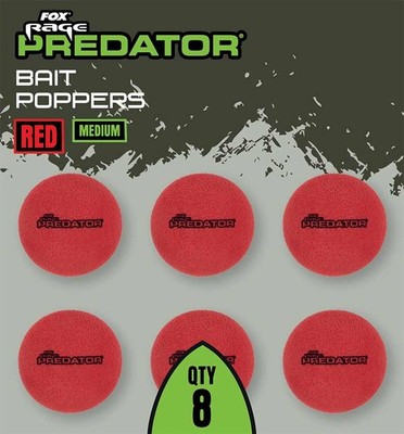 Fox Rage Predator Bait Poppers red large
