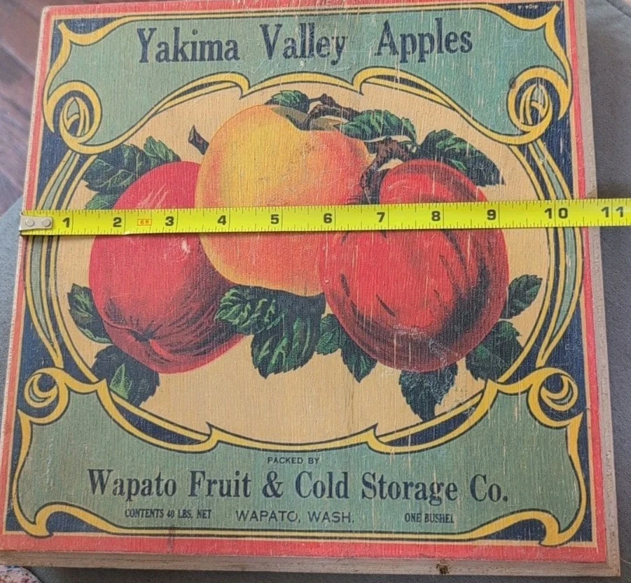 Vintage Yakima Valley Apple Decor- Country Chic Farmhouse - Image 2 of 4