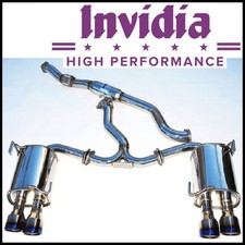 Invidia Q300 Titanium Tip Cat-back Exhaust System Fit 2015-2021 Subaru Wrx Sti