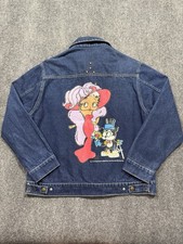 Vintage 80s Betty Boop Denim Jean Jacket Cartoon Studded
