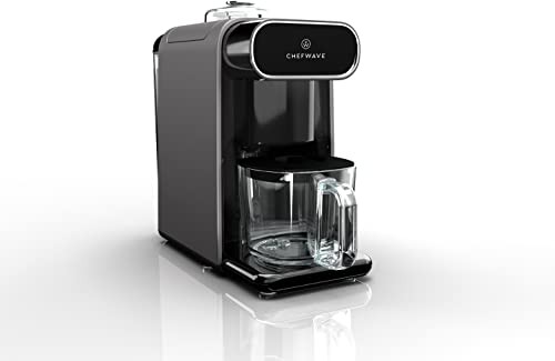 Máquina para hacer leche de nueces vegana alternativa láctea ChefWave - plateada/negra