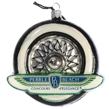 New Vintage Pebble Beach Concours d'Elegance Best of Show Ornament