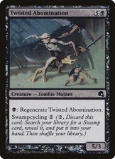 Twisted Abomination [Premium Deck Series: Graveborn] Moderately Played Foil