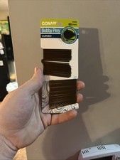 Conair Pin and Hold Curved Bobby Pins, Brown, 60-Count