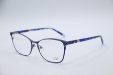 NUOVI OCCHIALI DA VISTA OGI KITTY CORNER 1138 BLU ORO HAVANA MONTATURE AUTENTICHE 52-15