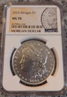 2024 Morgan Silver Dollar $1 - NGC MS70