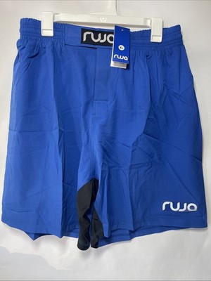 RUJA BattleFlex MMA Shorts Blue/Black MMA Grappling BJJ Training Size XL New