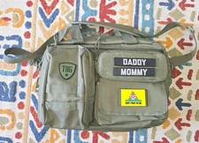 Tactical Baby Gear Diaper Bag Ranger Green Changing Pad Pouches Stroller Straps