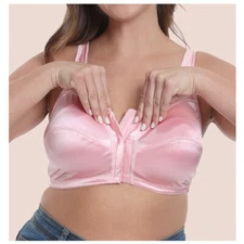 Front Closure Large Size Womens Bras Breathable Sexy Lingerie Full Cup Brassiere