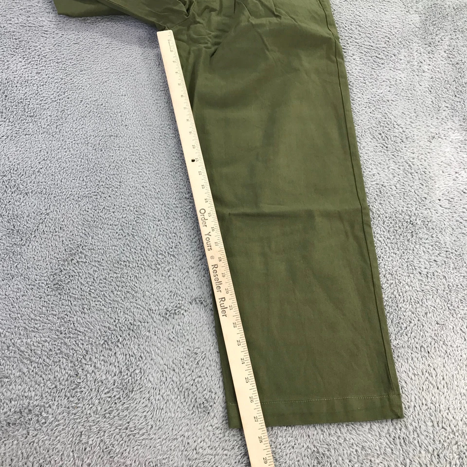 Nuevo LF MARKEY Pantalones Mujer 8 EE. UU. Clásico Pantalones Verde Oliva Reino Unido 12 325235 Foto 4 de 4