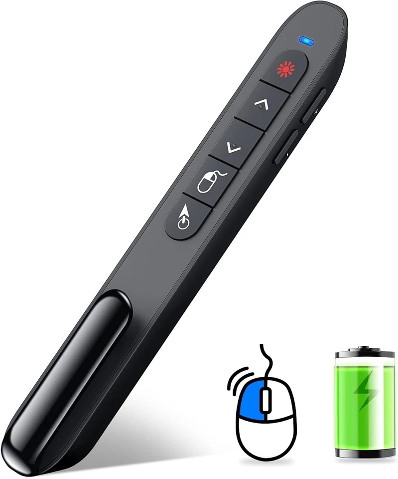Wireless Presenter Remote with Air Mouse Control - Extended Control Distance - Image 3 of 4
