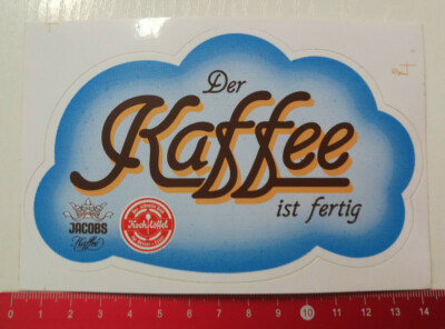 Aufkleber/Sticker: Jacobs - Der Kaffee ist fertig (11081666)