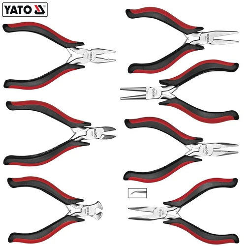 Elektriker Mini Zangen 115mm Seitenschneider Kombizange Spitzzange Rundzange