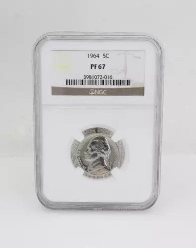 1964 Jefferson Nickel 5C NGC PF 67 - Proof Coin