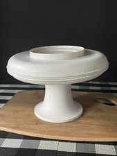 Vintage Tupperware 3 Piece Serve It All Pedestal Pie Cake Stand 1531 1532 1533
