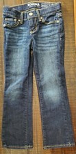 Lot of 2 Girls Jeans Size 5 Slim 1 Sonoma Bootcut 1 Faded Glory Skinny