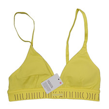 New Lululemon Size 8 License to Train Triangle Sports Bra A/B BEAY Yellow 58