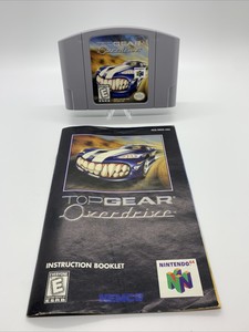 Top Gear Overdrive Nintendo 64 1998 With Manual N64 Authentic Tested Ebay