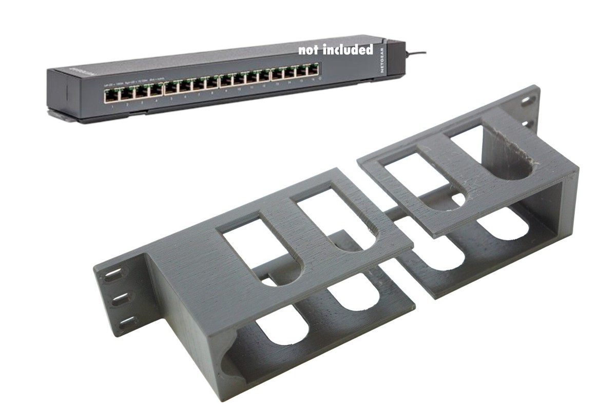 3D Rack Ears 1U 19
