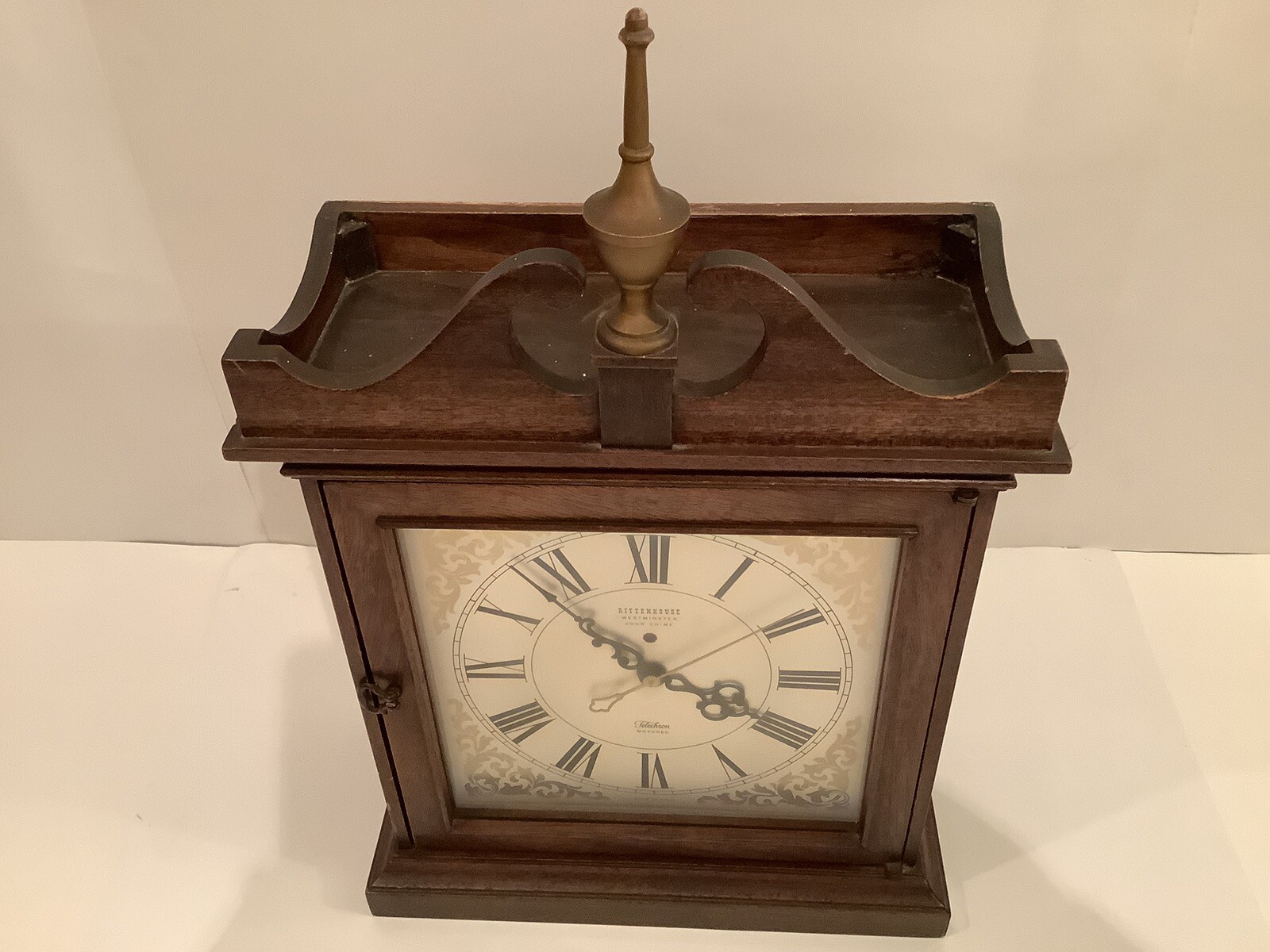 VINTAGE RITTENHOUSE WESTMINSTER DOOR CHIME CLOCK MISSING PARTS SOLD