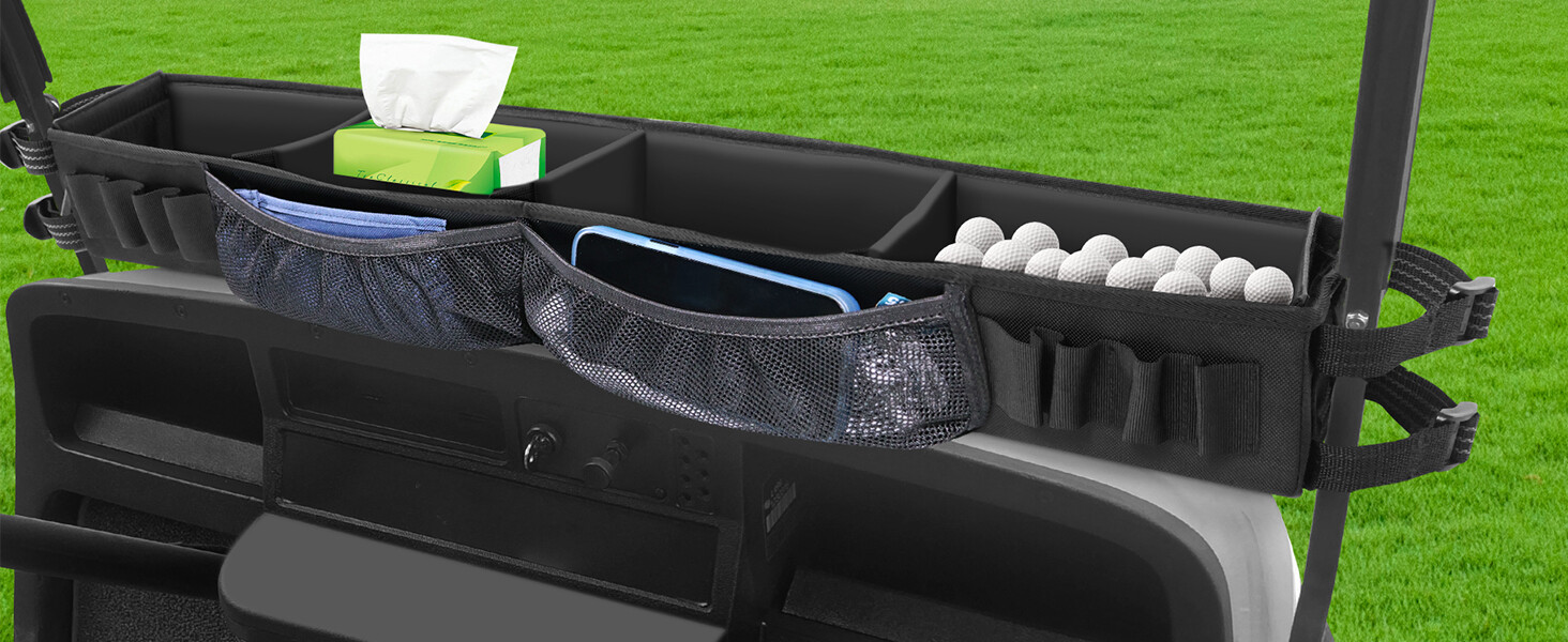 Kandi Storage System For Kandi Electirc EZGO Golf Cart Front Inner Basket Dash Storage Bag ...