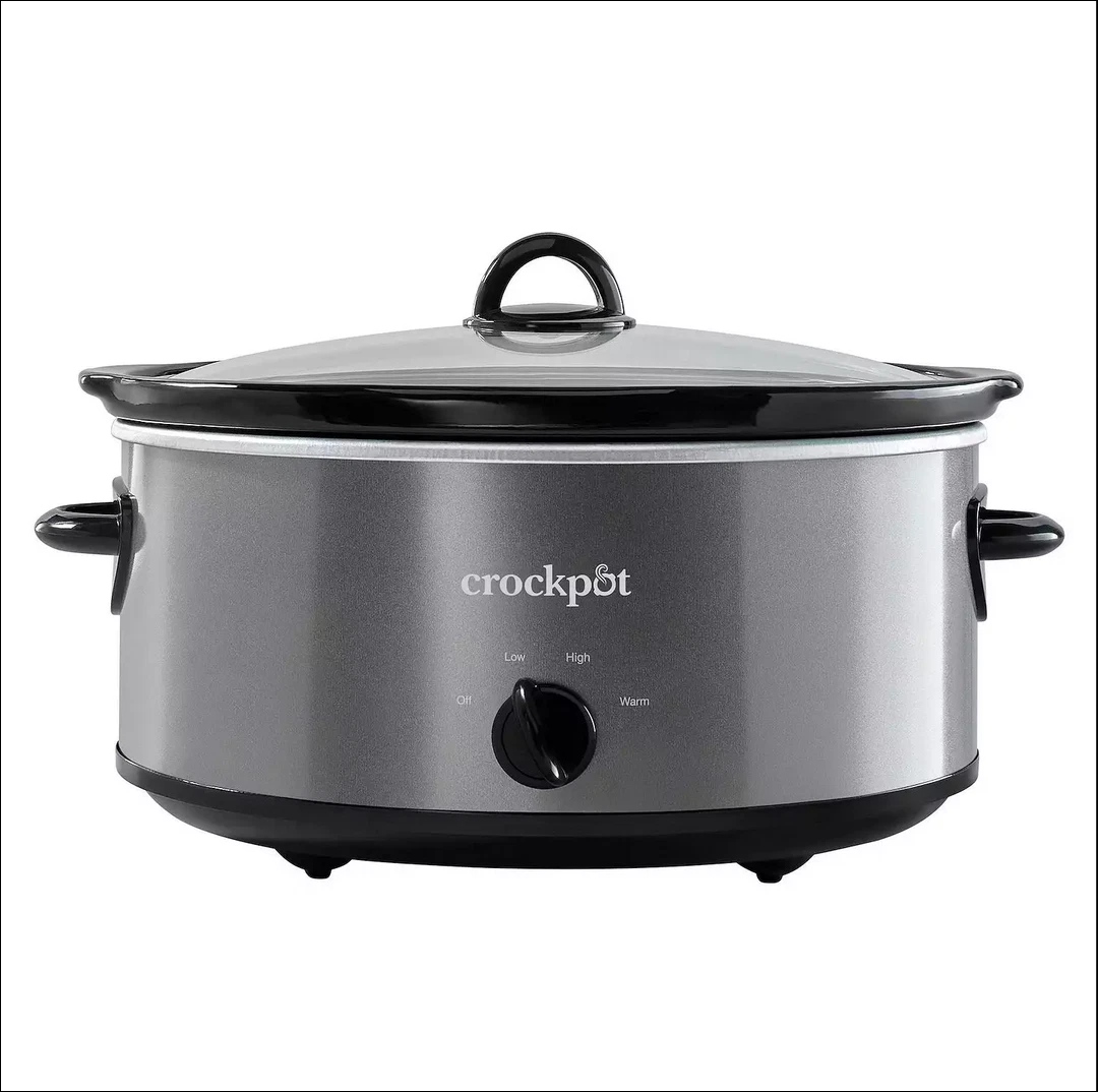 Crock-Pot 7-qt Manual Slow Cooker. Polished stainless steel finish -Charcoal.
Opens in a new window