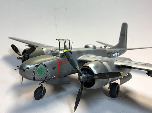 ICM 48282 Kit de avión modelo de plástico 1:48 "A-26B-15 Invader Segunda Guerra Mundial bombardero estadounidense - Imagen 21 de 23
