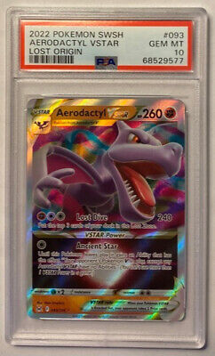 Aerodactyl-VSTAR 093/196 in Portuguese Lost Origin Pokémon TCG