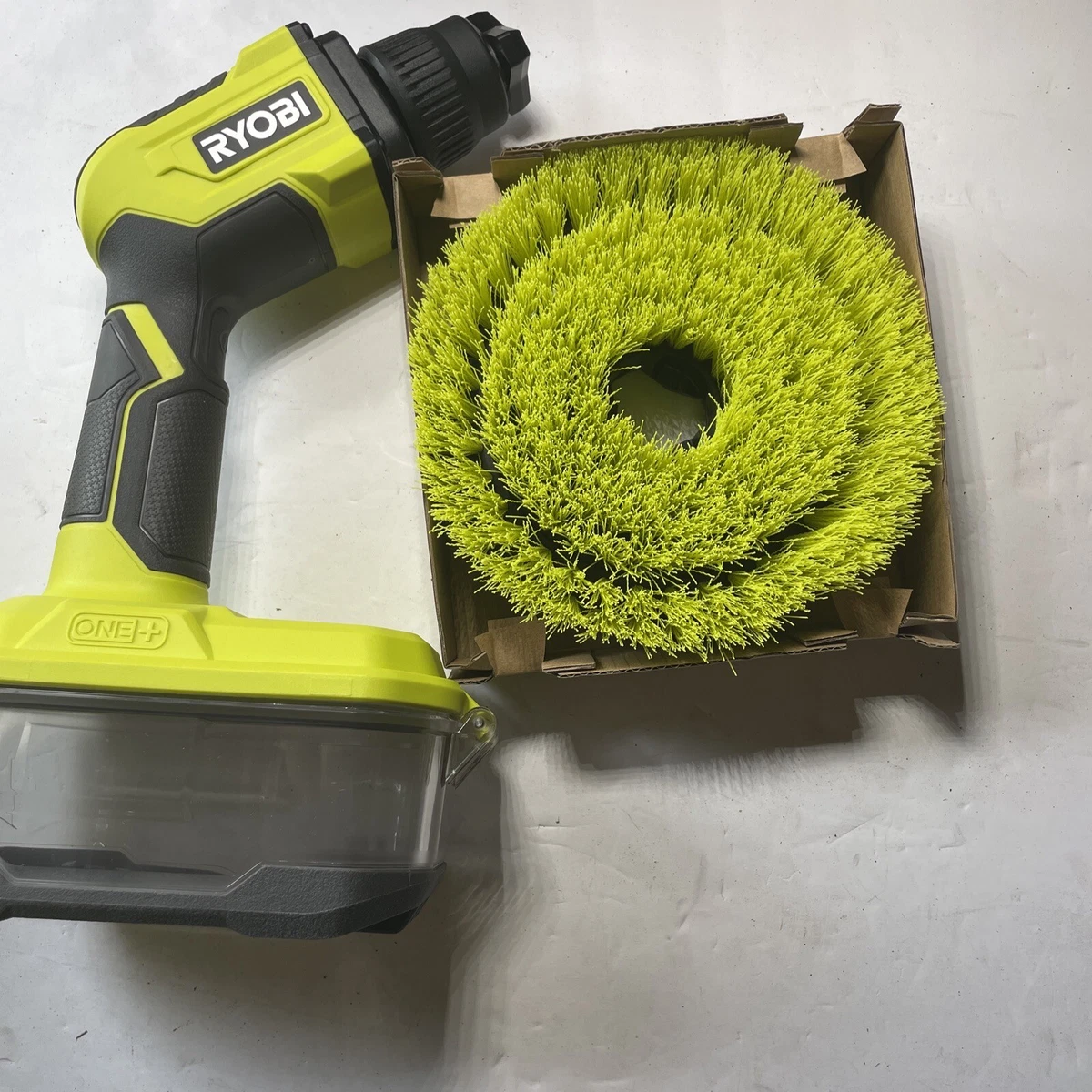 OPEN BOX RYOBI P4510 Cordless Power Scrubber TOOL ONLY