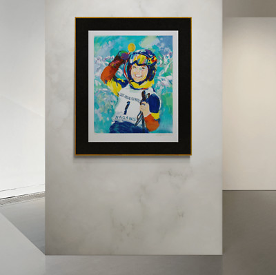  Leroy Neiman Nagano Special Olympics Hand Signed Authentic Ltd. Ed. Serigraph!