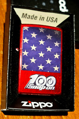 SCANDAL Zippo 100名限定ポスター Snap-On 100th Anniversary New ZIPPO Lighter PATRIOTIC Theme