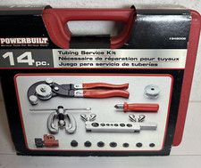 Powerbuilt Master Tubing, Flaring, Cutter and Bender 14pc Tool Kit 948006 NOS